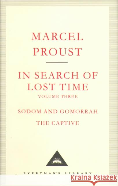 In Search Of Lost Time Volume 3 Marcel Proust 9781841598987