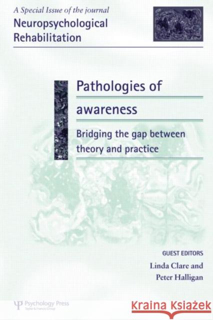 Pathologies of Awareness: Bridging the Gap Between Theory and Practice: A Special Issue of Neuropsychological Rehabilitation Clare, Linda 9781841698106