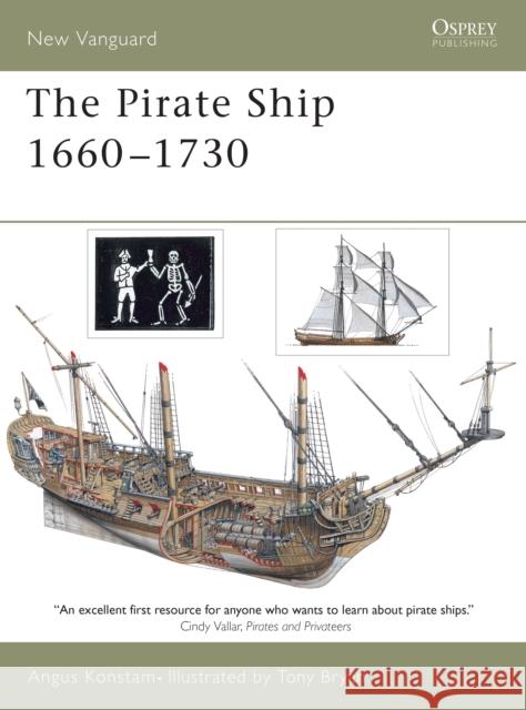 The Pirate Ship 1660-1730 Konstam, Angus 9781841764979 0