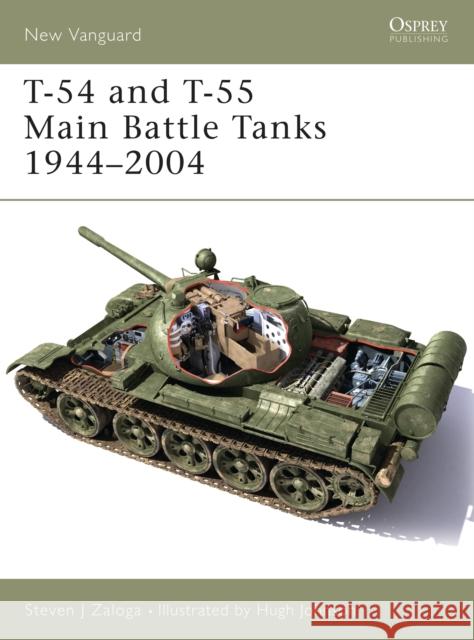 T-54 and T-55 Main Battle Tanks 1944-2004 Zaloga, Steven J. 9781841767925 Osprey Publishing (UK)