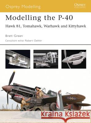 Modelling the P-40: Hawk 81, Tomahawk, Warhawk and Kittyhawk Green, Brett 9781841768236 OSPREY PUBLISHING