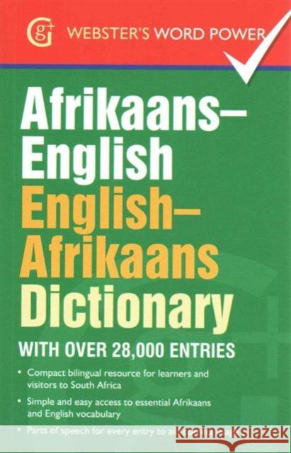 Afrikaans-English, English-Afrikaans Dictionary: With Over 28,000 Entries  9781842058008 The Gresham Publishing Co. Ltd