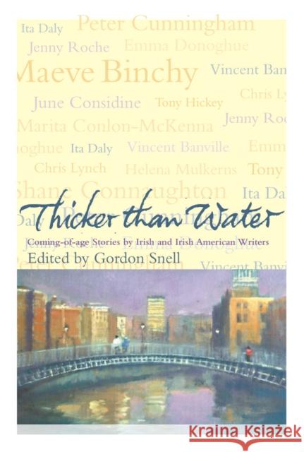 Thicker than Water Gordon Snell 9781842550564