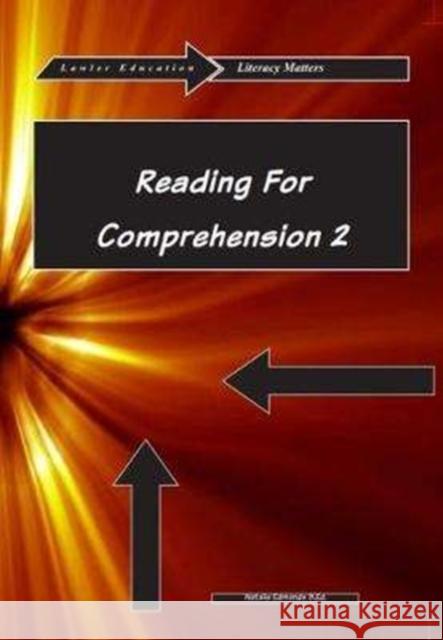 Reading for Comprehension 2 EDMONDS, NATALIE 9781842854358 GLMP Ltd