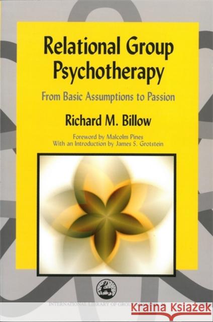 Relational Group Psychotherapy: From Basic Assumptions to Passion Billow, Richard 9781843107385 Jessica Kingsley Publishers