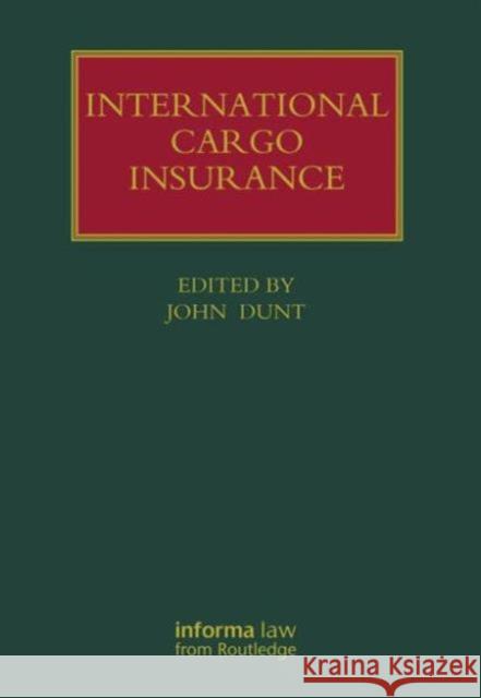 International Cargo Insurance   9781843119470 0