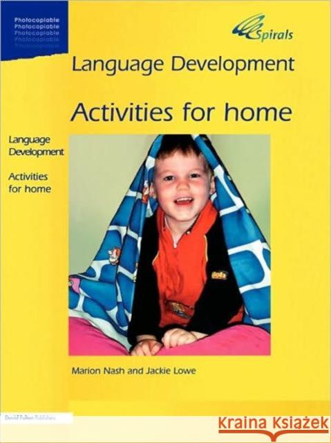 Language Development 1a: Activities for Home Nash, Marion 9781843121701 0