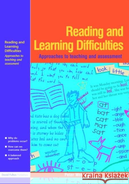 Reading and Learning Difficulties Peter Westwood 9781843121961 TAYLOR & FRANCIS LTD
