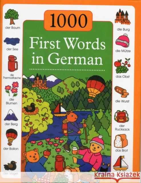 1000 First Words in German Andrea Kenkmann 9781843229582 Anness Publishing