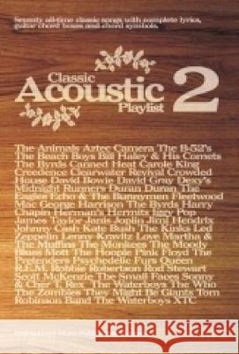 CLASSIC ACOUSTIC PLAYLIST VOL2  9781843287384 FABER MUSIC