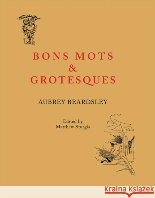 Bon Mots and Grotesques Matthew Sturgis 9781843681915