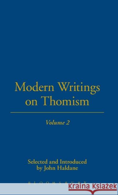 Modern Writings on Thomism Haldane                                  John Haldane 9781843710844 Thoemmes Press