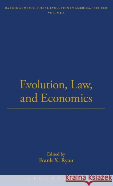 Evolution, Law, and Economics Sweet, William 9781843715986 Thoemmes Continuum