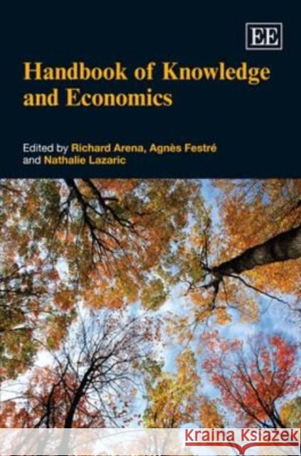 Handbook of Economics and Knowledge Richard Arena 9781843764045