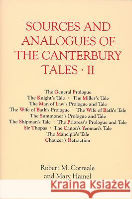 Sources and Analogues of the Canterbury Tales: Vol. II [Pb] Correale, Robert 9781843841906 Boydell & Brewer