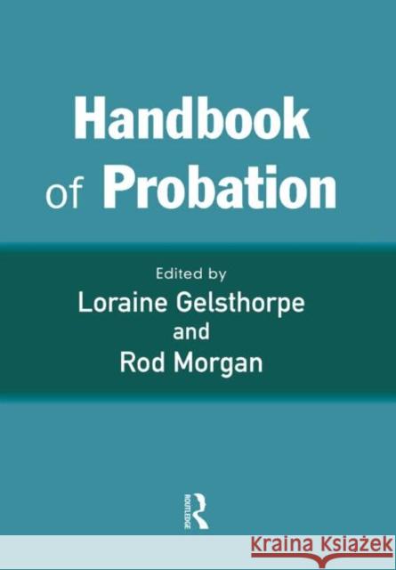 Handbook of Probation   9781843921905 0