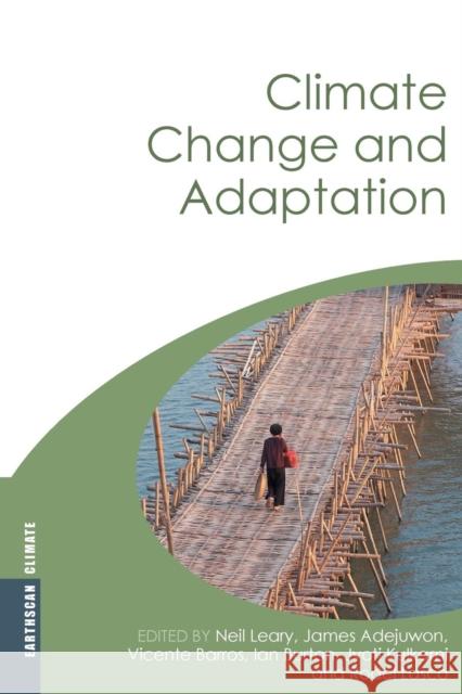 Climate Change and Adaptation James Adejuwon Vicente Barros Rodel Lasco 9781844076895 Earthscan Publications