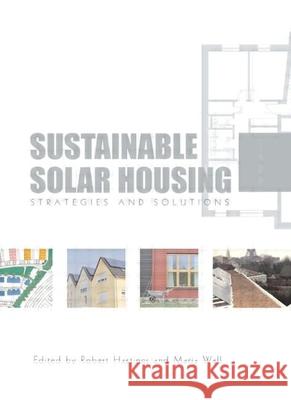 Sustainable Solar Housing: Two Volume Set  Hastings 9781844078011 0