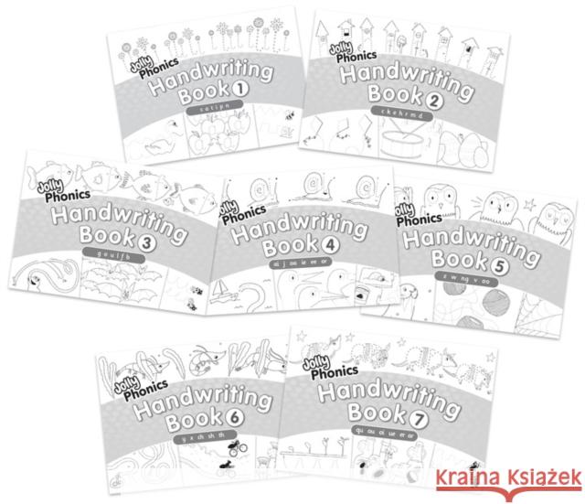 Jolly Phonics Handwriting Books Complete Set (1-7): In Precursive Letters (British English edition) Jolly Learning 9781844140381