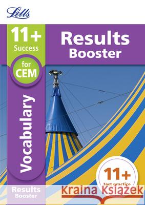Letts 11+ Success - 11+ Vocabulary Results Booster: For the Cem Tests: Targeted Practice Workbook Collins UK 9781844198993 HarperCollins UK