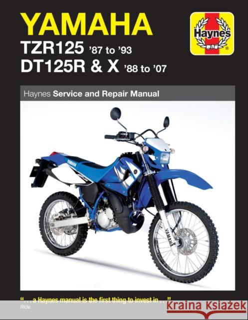 Yamaha TZR125 (87 - 93) & DT125R/X (88 - 07) Haynes Repair Manual Mark Coombs 9781844256266