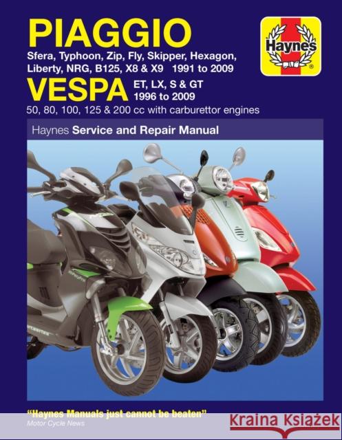Piaggio (Vespa) Scooters (91 - 09) Matthew Coombs 9781844258031