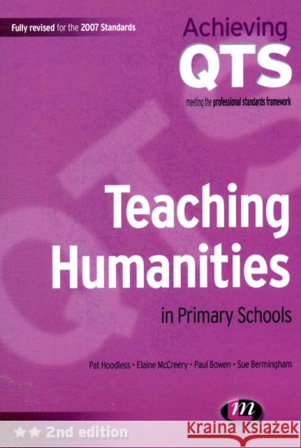 Teaching Humanities in Primary Schools Pat Hoodless 9781844452118