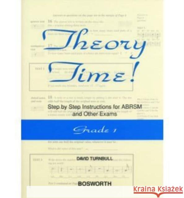 Theory Time - Grade 1 David Turnbull 9781844498499