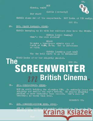 The Screenwriter in British Cinema Nelmes Jill 9781844573653 BFI PUBLISHING