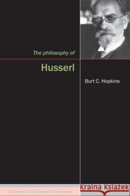 The Philosophy of Husserl  9781844650101 ACUMEN PUBLISHING LTD