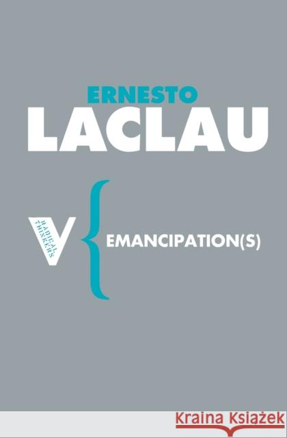 Emancipation(s) Ernesto Laclau 9781844675760