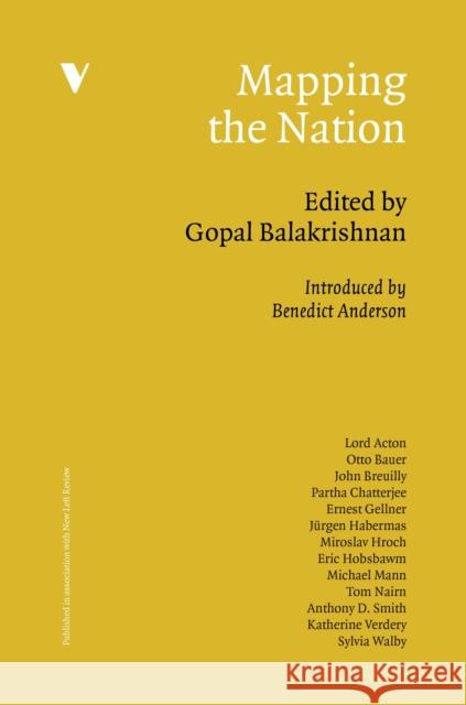 Mapping the Nation Gopal Balakrishnan 9781844676507