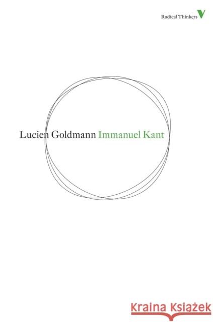 Immanuel Kant Lucien Goldmann 9781844677825