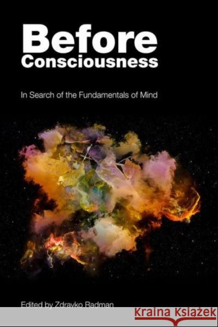 Before Consciousness: In Search of the Fundamentals of Mind Zdravko Radman 9781845409203