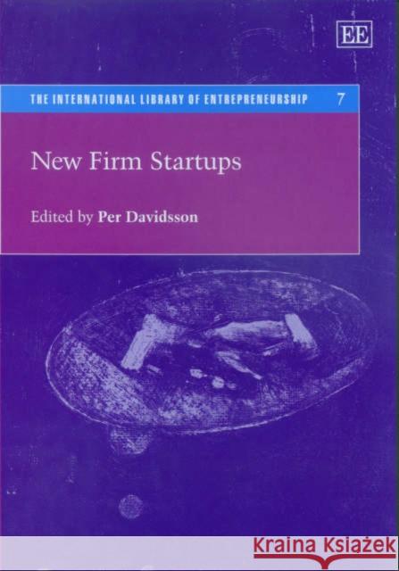 New Firm Startups  9781845421182 Edward Elgar Publishing Ltd