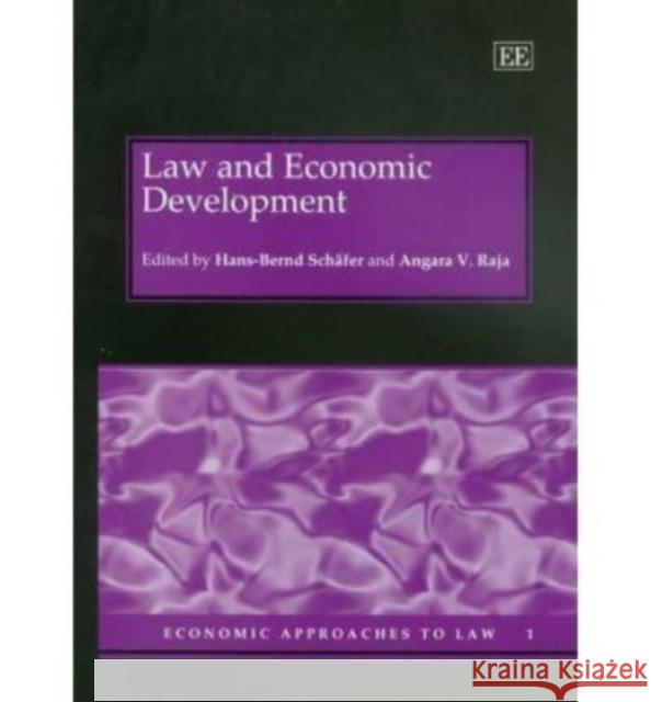 Law and Economic Development  9781845423940 Edward Elgar Publishing Ltd