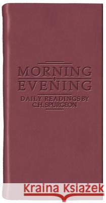 Morning and Evening - Matt Burgundy Spurgeon, Charles Haddon 9781845500146 Christian Heritage