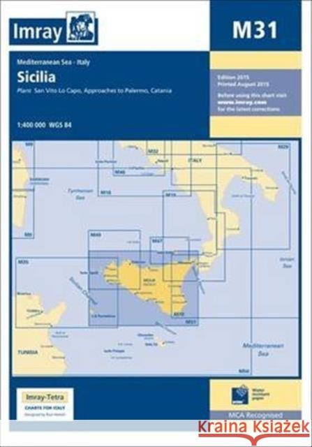 Imray Chart M31: Sicily Imray 9781846237072 Imray, Laurie, Norie & Wilson Ltd