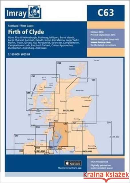 Imray Chart C63: Firth of Clyde Imray 9781846238567