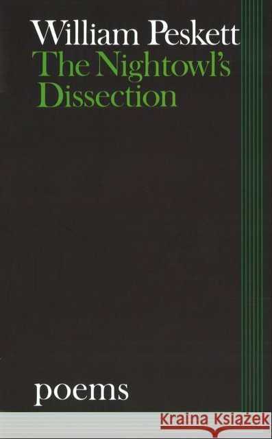 The Nightowl's Dissection William Peskett 9781846556517