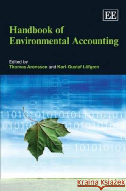 Handbook of Environmental Accounting  9781847203847 Edward Elgar Publishing Ltd