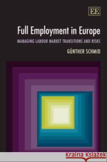 Full Employment in Europe Managing Labour Market Transitions and Risks Schmid, Gunther 9781847205209 
