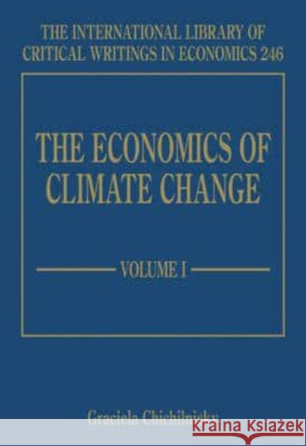 The Economics of Climate Change  9781847207678 Edward Elgar Publishing Ltd