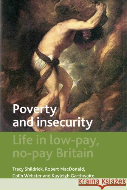 Poverty and Insecurity: Life in Low-Pay, No-Pay Britain Shildrick, Tracy 9781847429100