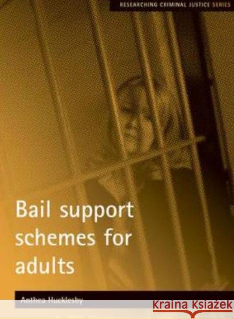 Bail Support Schemes for Adults Hucklesby, Anthea 9781847429544