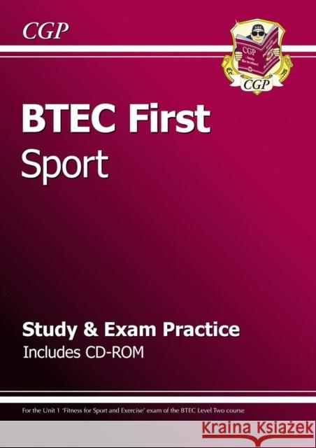BTEC First in Sport: Study & Exam Practice CGP Books   9781847624611 Coordination Group Publications Ltd (CGP)