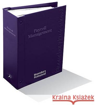 Payroll Management  9781847660626 Bloomsbury Publishing PLC