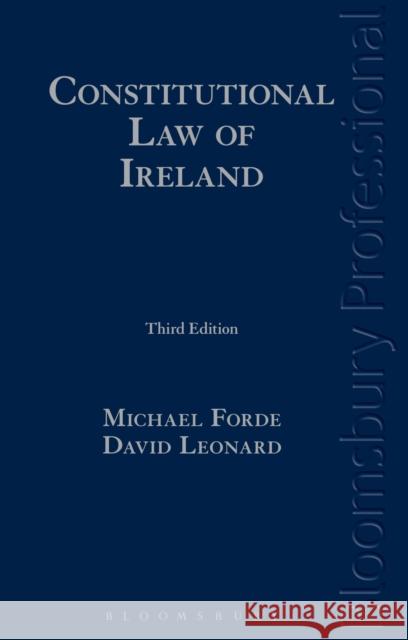 Constitutional Law of Ireland Michael Ford 9781847667380 0