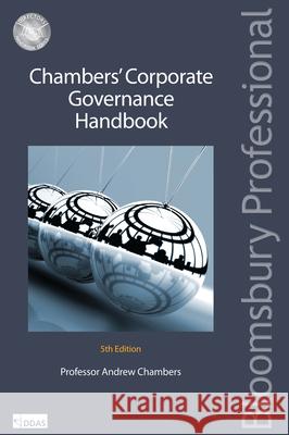 Chambers' Corporate Governance Handbook Andrew Chambers 9781847668783 Bloomsbury Publishing PLC