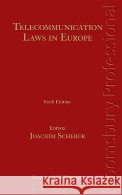 Telecommunication Laws in Europe Joachim Scherer 9781847668851 0